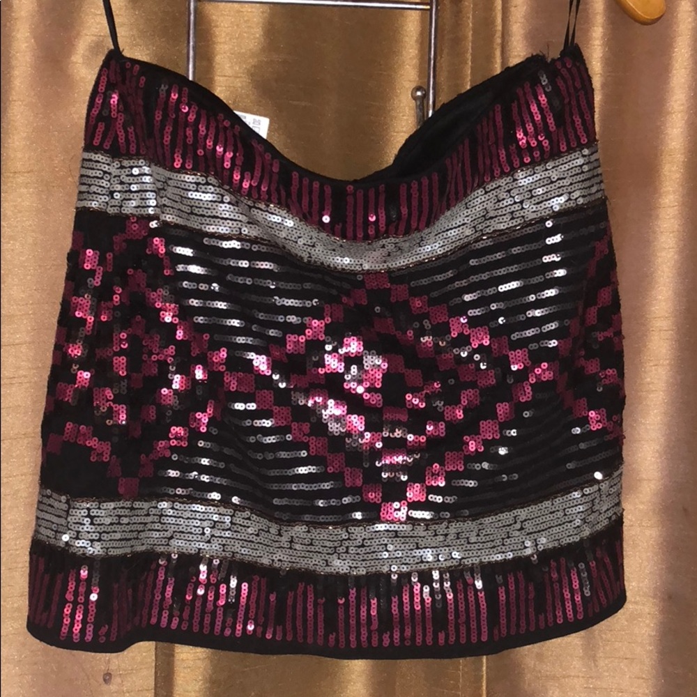 Shiny Sequin Mini Skirt 💕🖤💕🖤